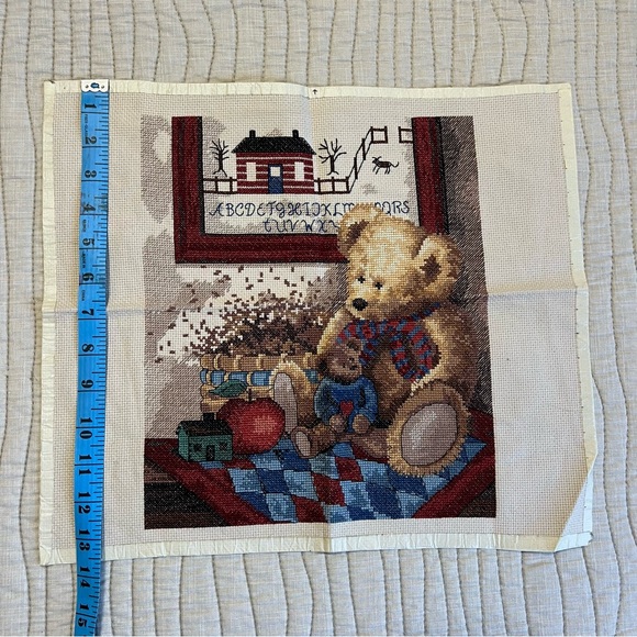 Counted Cross-Stitch Teddy Bear Sampler - Picture 8 of 8